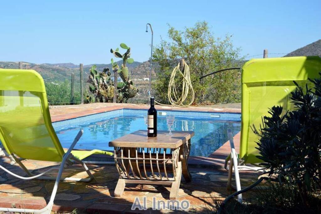 Las Palmeras - Ein Stueck Vom Paradies - Behagliches Haus Mit Pool Algodonales Exteriér fotografie