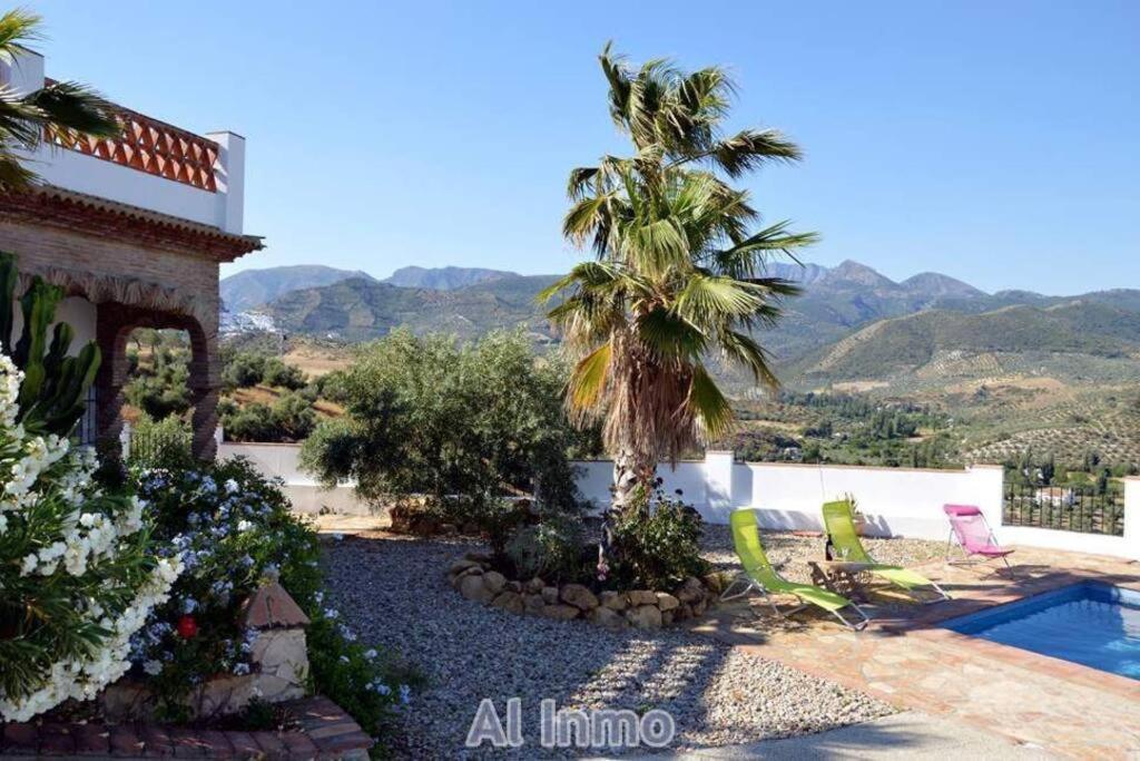 Las Palmeras - Ein Stueck Vom Paradies - Behagliches Haus Mit Pool Algodonales Exteriér fotografie