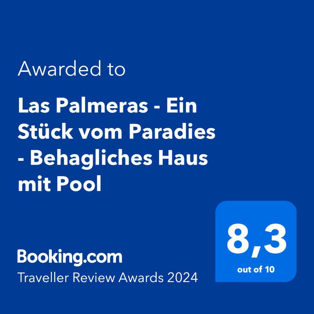 Las Palmeras - Ein Stueck Vom Paradies - Behagliches Haus Mit Pool Algodonales Exteriér fotografie